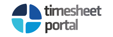 timesheet Timesheet portal logo with clock icon
